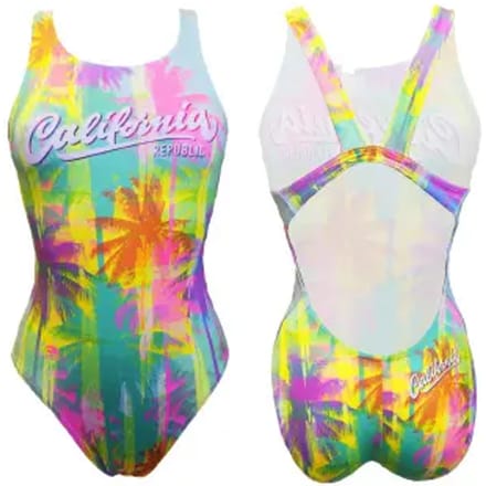 Turbo Cali Palms Zwemkleding Veelkleurig M Vrouw
