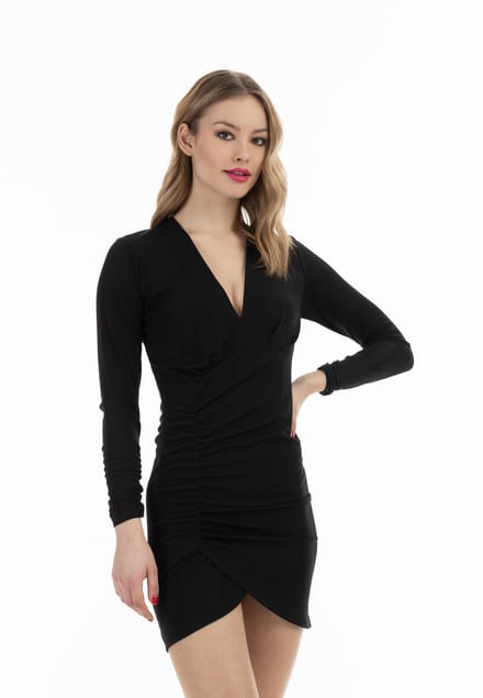 faina Jersey mini-jurk