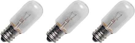 Signaallamp E12 60V 5W - 83 mAh - 3 stuks - T16 Gloeilamp Ø16mm - 45mm - 2500K - Dimbaar