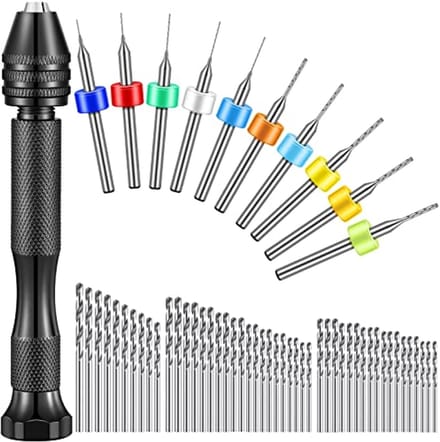 59-delige handboor bits set voor micro twistboor en PCB rotatietools