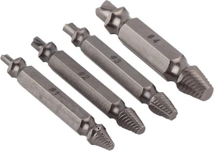 Go Go Gadget - Schroef verwijder set - Universeel - Set van 4 stuks - Inclusief opbergbox