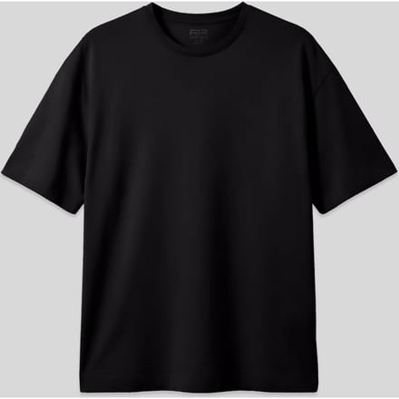 Overmaatse Katoenmix Crew Neck T-Shirt