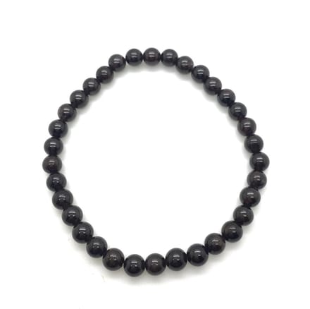 Granaat edelstenen armband 6 mm maat 18 kracht en energie