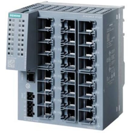 Siemens 6GK52240BA002AC2 6GK5224-0BA00-2AC2 Industrial Ethernet Switch 10 / 100 MBit/s
