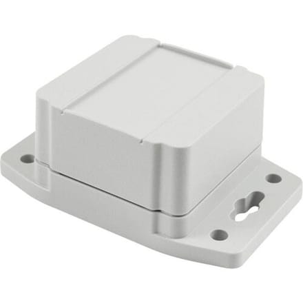 Hammond Electronics 1555B2F22GY Universele behuizing 65 x 65 x 42 Polycarbonaat Lichtgrijs 1 stuk(s)