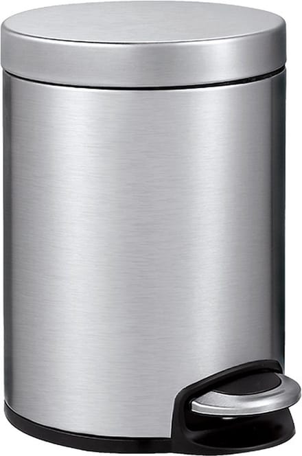 EKO - Serene pedaalemmer 5 liter - Stainless steel Plastic - mat RVS - Prullenbak