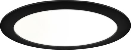 LED Downlight Premium Line 24cm zwart 15W 4000K IP44 dimbaar