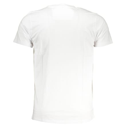 Cavalli Class Dapper Rood Logo Witte T-Shirt