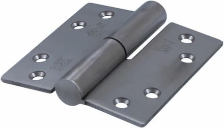 QlinQ - kogelstiftpaumelles vierkant - rvs - din links - 89x89mm