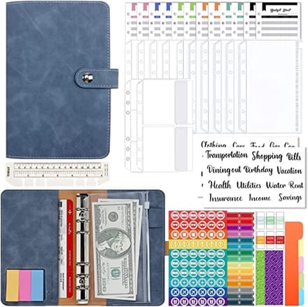 Budgetplanner - Budget planner, money sleeves, ring binder, financial planner,