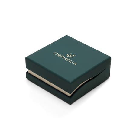 Orphelia 'Mathilde' Dames 925 Sterling Zilveren Stud Oorbellen - Zilver/Goud ZO-7510/G