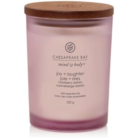 Chesapeake Bay Joy & Laughter - Cranberry Dahlia - Medium Geurkaars - 60 branduren