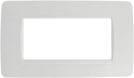 Wandplaat - Afdekplaat - Schakelaars Monteren - Compatibel Bticino Matix - 4 Modules - Wit