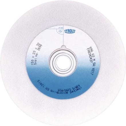 TYROLIT schuurblokschijf Ø 150 x B 20 x 32 mm korrel 60 aluminium...