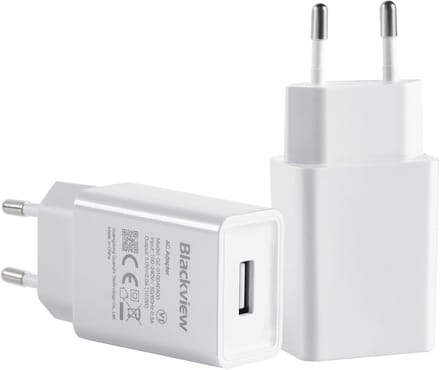 Blackview USB C Adapter - Oplader - 10W Universeel Oplader - Tablet Oplader - Smartphone Oplader - Wit