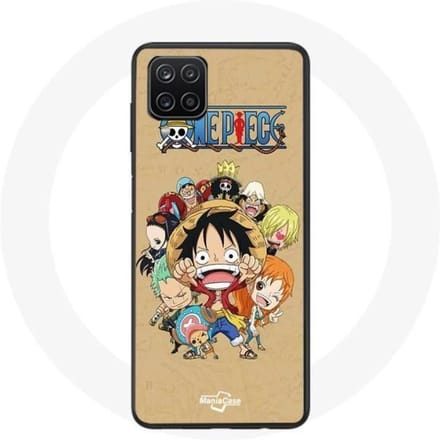 Coque Samsung Galaxy A12 One piece Manga Equipage du Chapeau de Paille