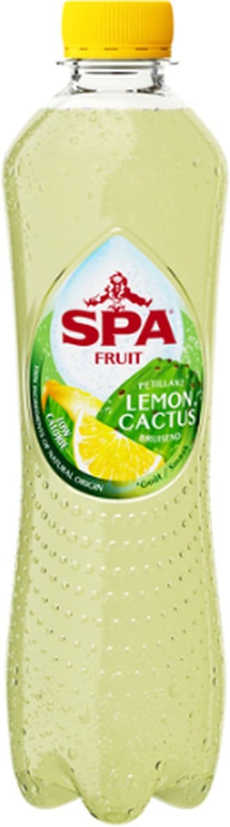 Spa Koolzuurhoudende fruitlimonade lemon cactus 40 cl per petfles, krimp 6 flessen