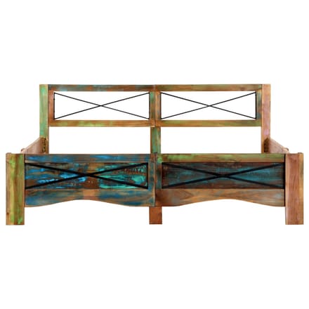 vidaXL - Bedframe - massief - gerecycled - hout - 160x200 - cm