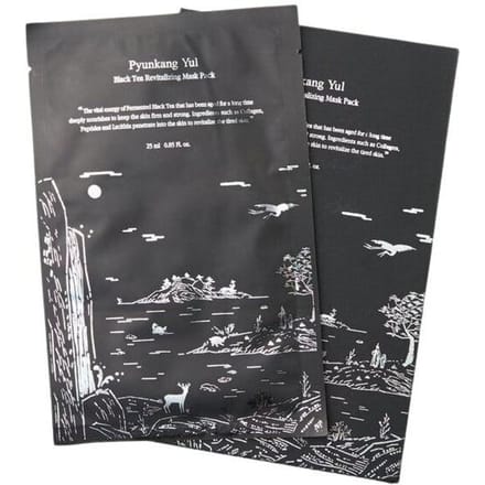 Pyunkang Yul Black Tea Revitalizing Mask Pack 25 ml – Rewitalizująca maska z czarną herbatą