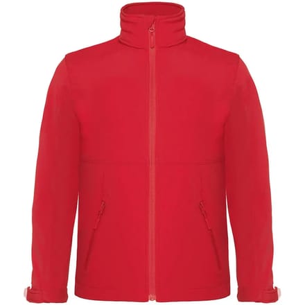 Softshell hoodie voor kinderen B&C
