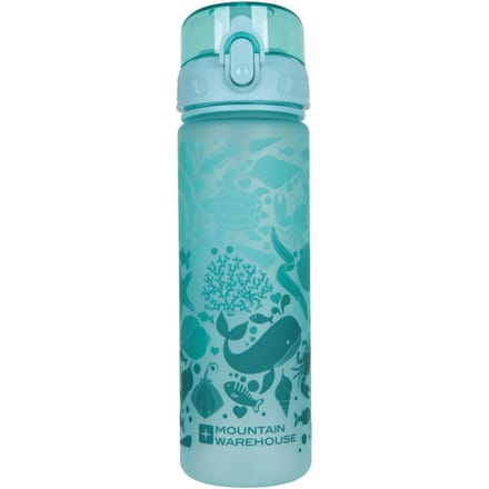 Mountain Warehouse Kinderen Vissen BPA-vrije 500ml Waterfles (Turquoise)
