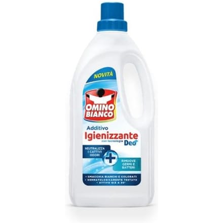 Lessive additif désinfectant 900ml - omino bianco