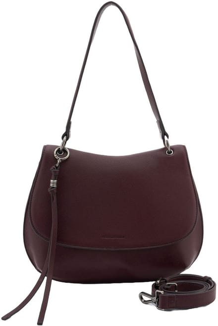 FREDsBRUDER schoudertas My Bestie Big Saddle Bag Dark Red wijnrood