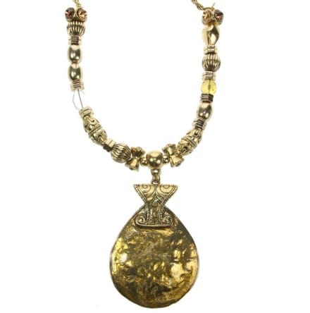 Behave - Vintage ketting dames - Statement hanger - Goudkleur - 44 cm