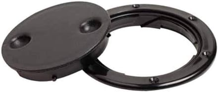 SEACHOICE Twist N Lock Deck Plate #39371, Black