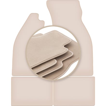 PREMIUM beige vloermatten voor: Volkswagen Kever 1938-2003