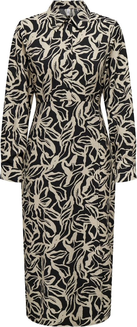 ONLY - ONLTHARA L/S SHIRT MIDI DRESS PTM - Meisjes - Mini jurken