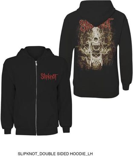 Hooded sweatshirt met rits Rock à Gogo Slipknot Skin Ticket