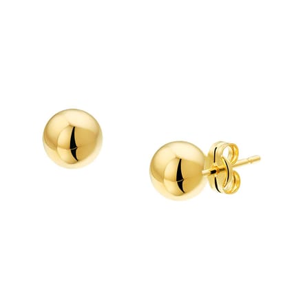 oorknoppen bol 14K geelgoud 4008752