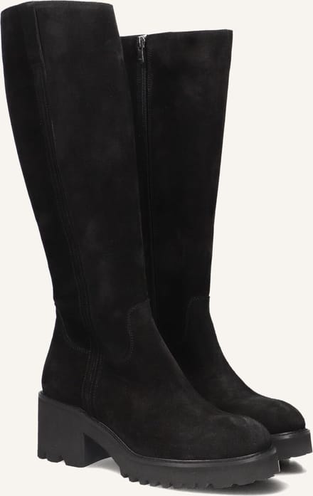 BLASZ Evs-5014 Laarzen - Suède - Dames - Zwart - Maat 42