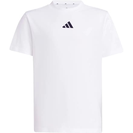 Adidas Essentials T-shirt Met Korte Mouwen Wit 7-8 Years Kinderen