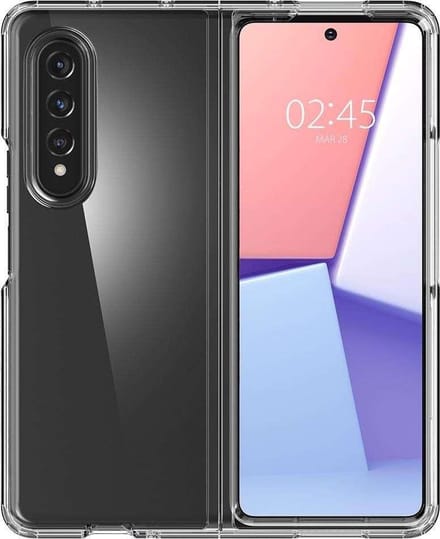 Geschikt voor Spigen Ultra Hybrid Case Samsung Galaxy Z Fold 3 - Transparant