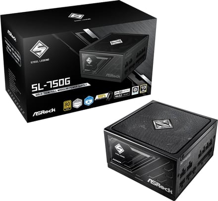 ASRock SL-1000G Voeding - 1000 Watt - 135 mm - ATX - 80 Plus 80 PLUS Gold