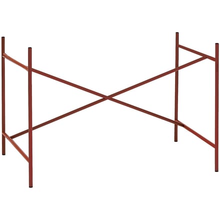 Richard Lampert Eiermann 1 tafelframe - oxidrot RAL 3009 - middelste stut - 110 x 78 cm - zonder verlenging (hoogte 66 cm)