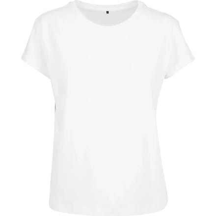 Build Your Brand - Box Dames T-Shirt - White maat S