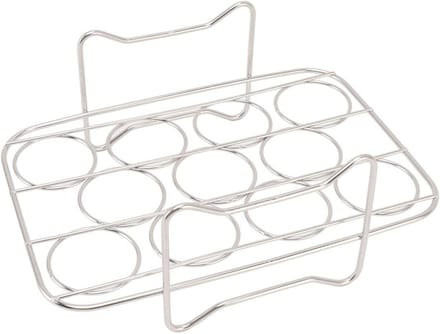 Multifunctioneel Eierstoomrek van Roestvrij Staal voor Snel Koken van Eieren
