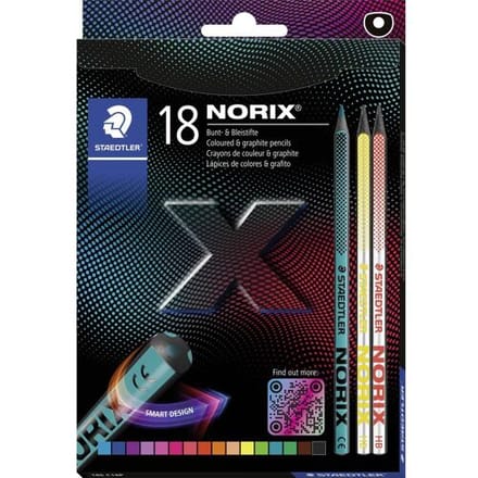 Staedtler Kleurpotlood NORIX Buntstift Set 100% PEFC 186 C18P 18 stuk(s)