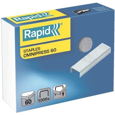 Rapid Omnipress 60 - staples - 8.5 mm - pack of 1000