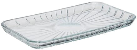 Secret de Gourmet Glazen Plateau - 28x16x2cm - Transparant