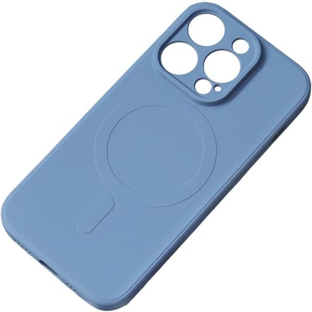 Hurtel Silicone Case - Hoesje voor Mobiele Telefoon - iPhone 15 Pro Max - Granatowe - Met MagSafe