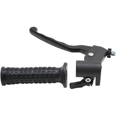 Linker aluminium remgrepen met choke Domino Piaggio 50 Ciao Px 1989+1992