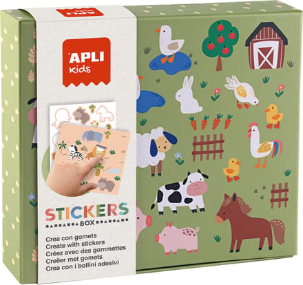 Stickerspel Dieren in de natuur - APLI Kids