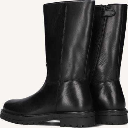 Hip H1134 Laarzen - Leer - Meisjes - Zwart - Maat 37