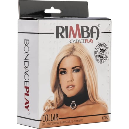 Rimba - Collar 4 cm Breed - Zwart