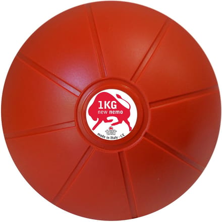Medicine Ball Trial Nemo - 1 kg - Rood