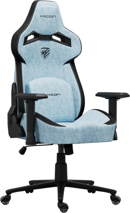 HICON® Ergonomische Bureaustoel - Stoffen Bekleding - 3D Armleuningen - 200 kg - Hyper Serie - Striker - Blauw